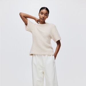 Soft Bouclé Knit Shirt NWT